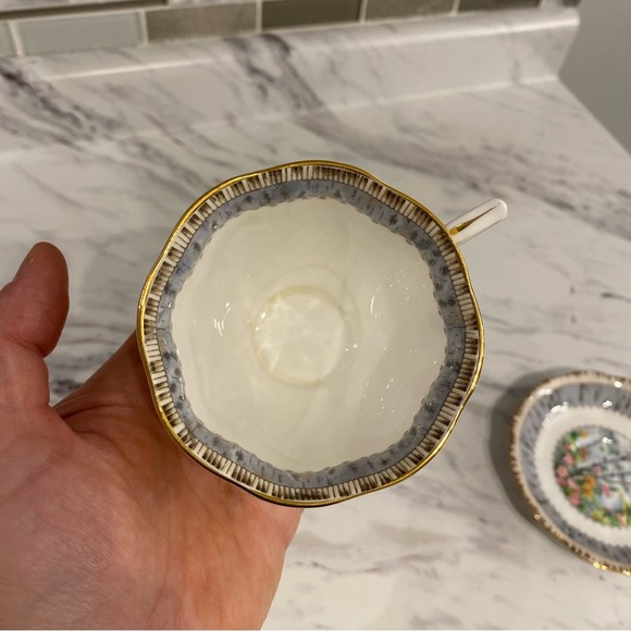 Vintage Royal Albert Silver Birch bone china teacup & saucer - Picture 7 of 12